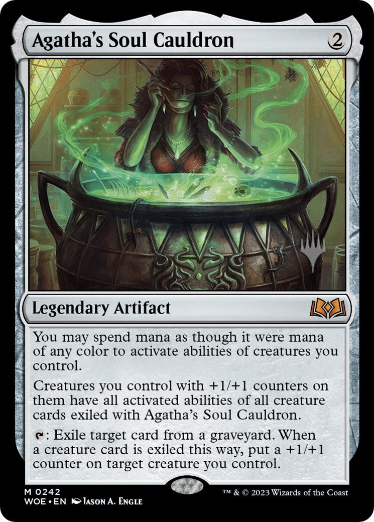 Agatha's Soul Cauldron (Promo Pack) [Wilds of Eldraine Promos] | Game Grid - Logan