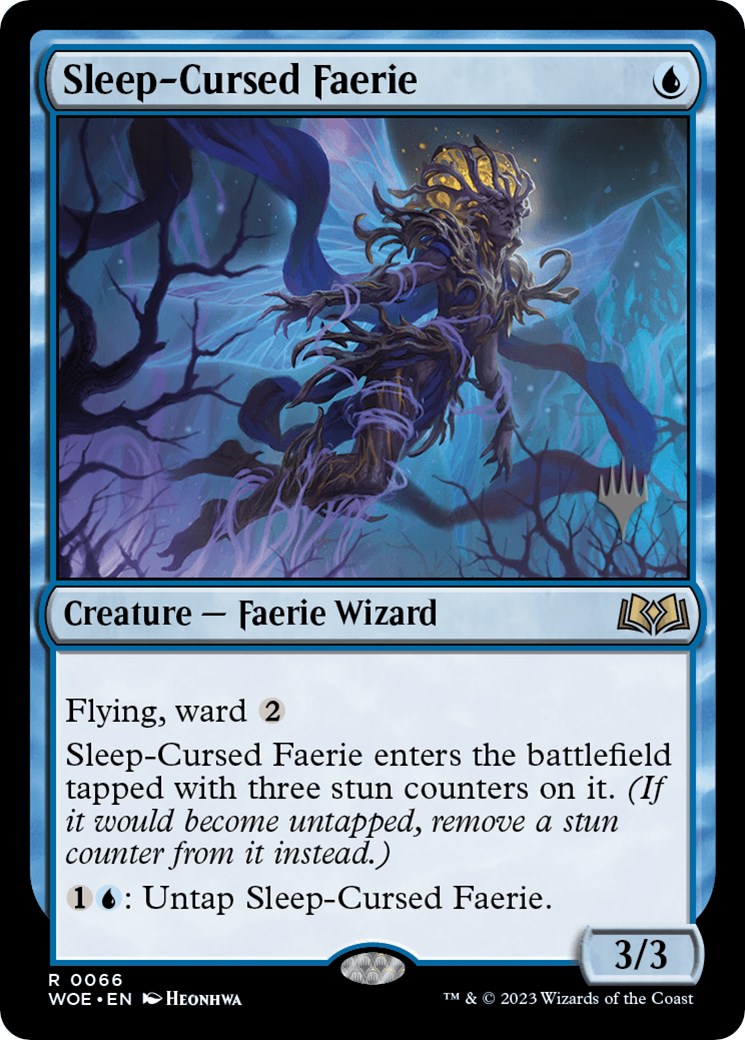 Sleep-Cursed Faerie (Promo Pack) [Wilds of Eldraine Promos] | Game Grid - Logan