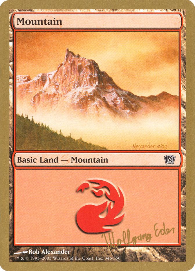 Mountain (we346) (Wolfgang Eder) [World Championship Decks 2003] | Game Grid - Logan