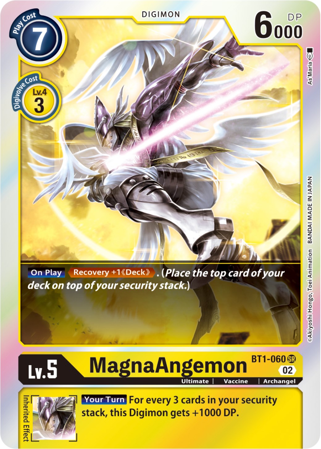 MagnaAngemon [BT1-060] (Resurgence Booster Reprint) [Resurgence Booster] | Game Grid - Logan