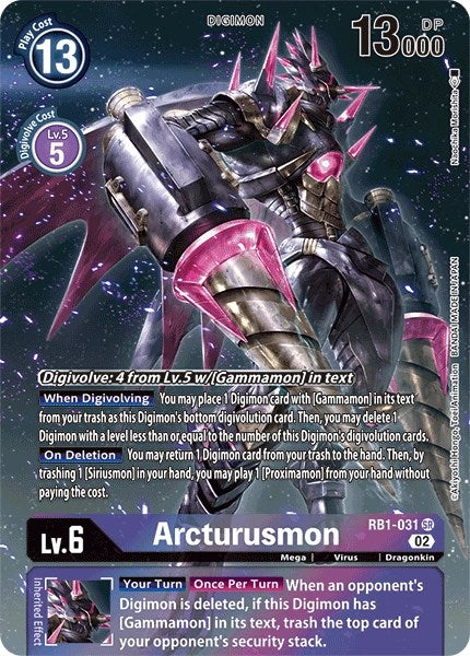 Arcturusmon (Textured Alternate Art) [Resurgence Booster] | Game Grid - Logan