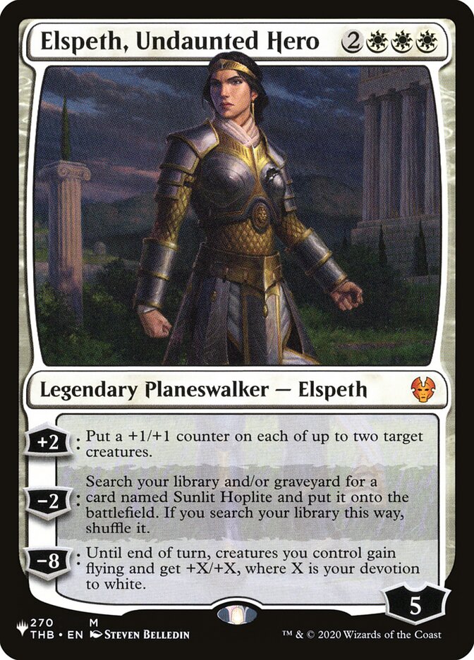 Elspeth, Undaunted Hero [The List] | Game Grid - Logan