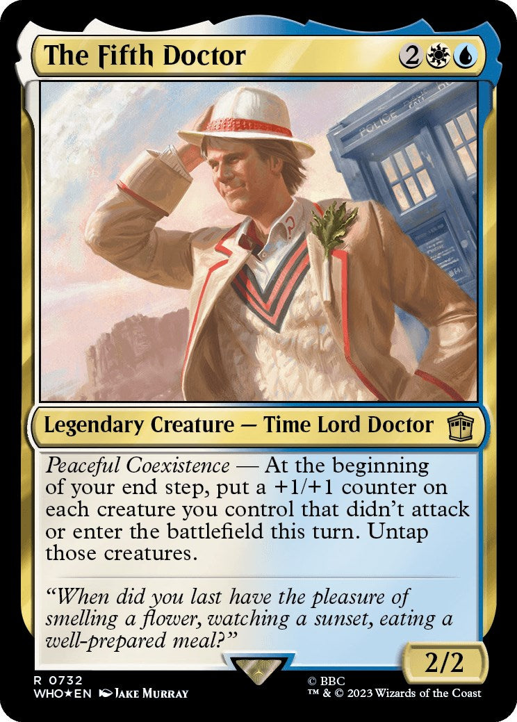 The Fifth Doctor (Surge Foil) [Doctor Who] | Game Grid - Logan