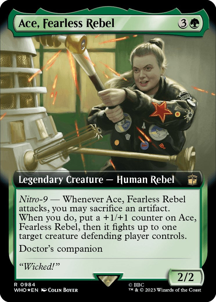 Ace, Fearless Rebel (Extended Art) (Surge Foil) [Doctor Who] | Game Grid - Logan