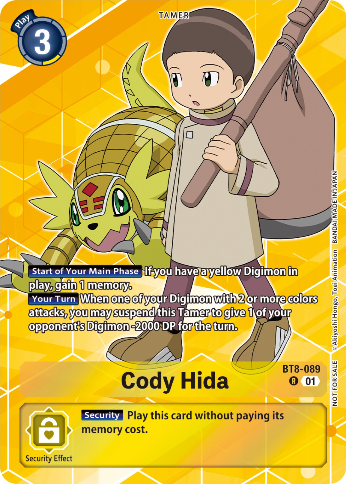 Cody Hida [BT8-089] (Tamer Party Pack -The Beginning-) [New Awakening] | Game Grid - Logan