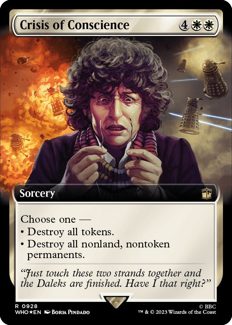 Crisis of Conscience (Extended Art) (Surge Foil) [Doctor Who] | Game Grid - Logan