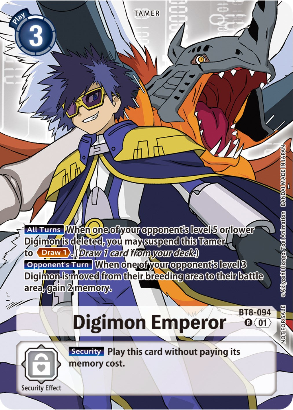 Digimon Emperor [BT8-094] (Tamer Party Pack -The Beginning-) [New Awakening] | Game Grid - Logan