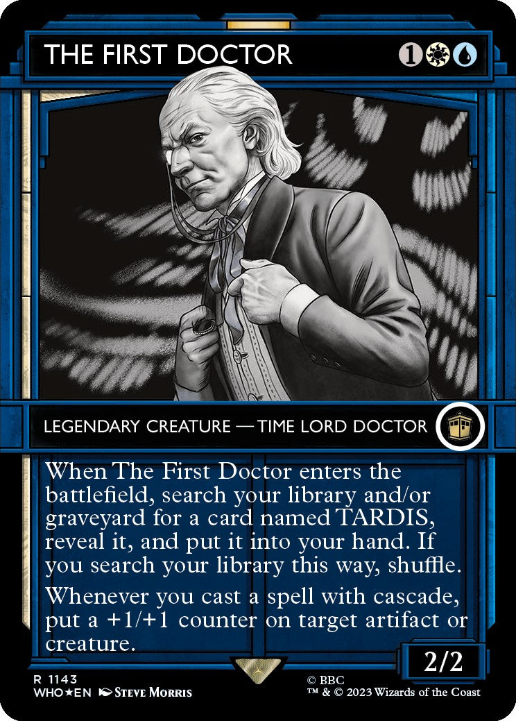 The First Doctor (Showcase) (Surge Foil) [Doctor Who] | Game Grid - Logan