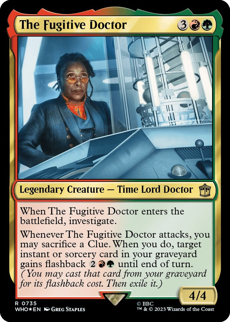 The Fugitive Doctor (Surge Foil) [Doctor Who] | Game Grid - Logan