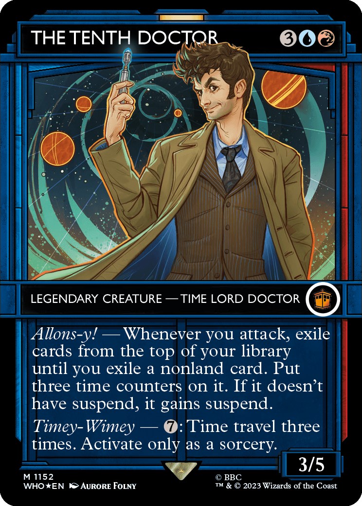 The Tenth Doctor (Showcase) (Surge Foil) [Doctor Who] | Game Grid - Logan