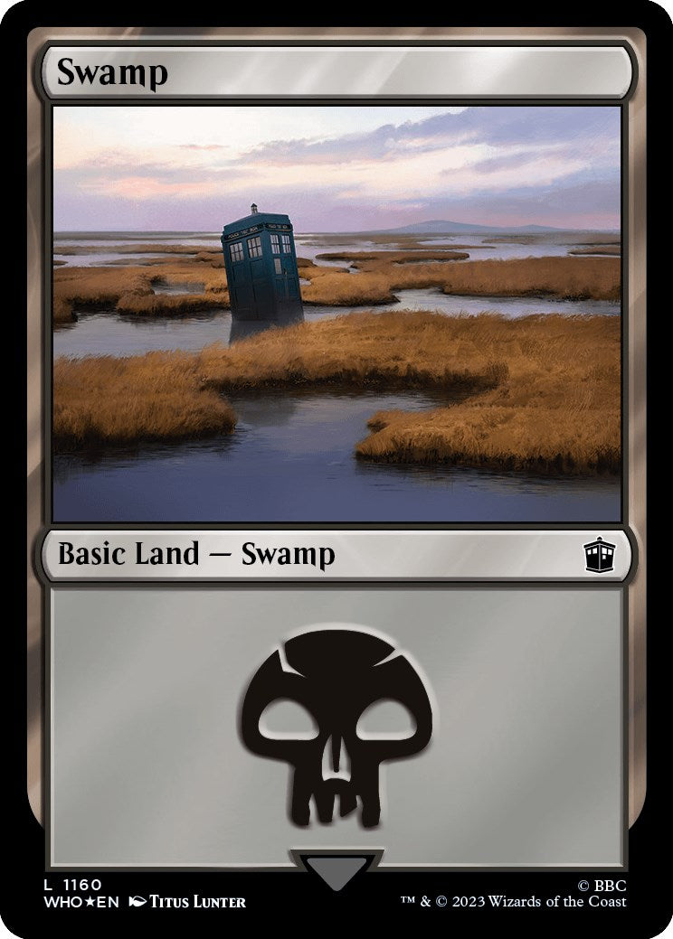 Swamp (1160) (Surge Foil) [Doctor Who] | Game Grid - Logan