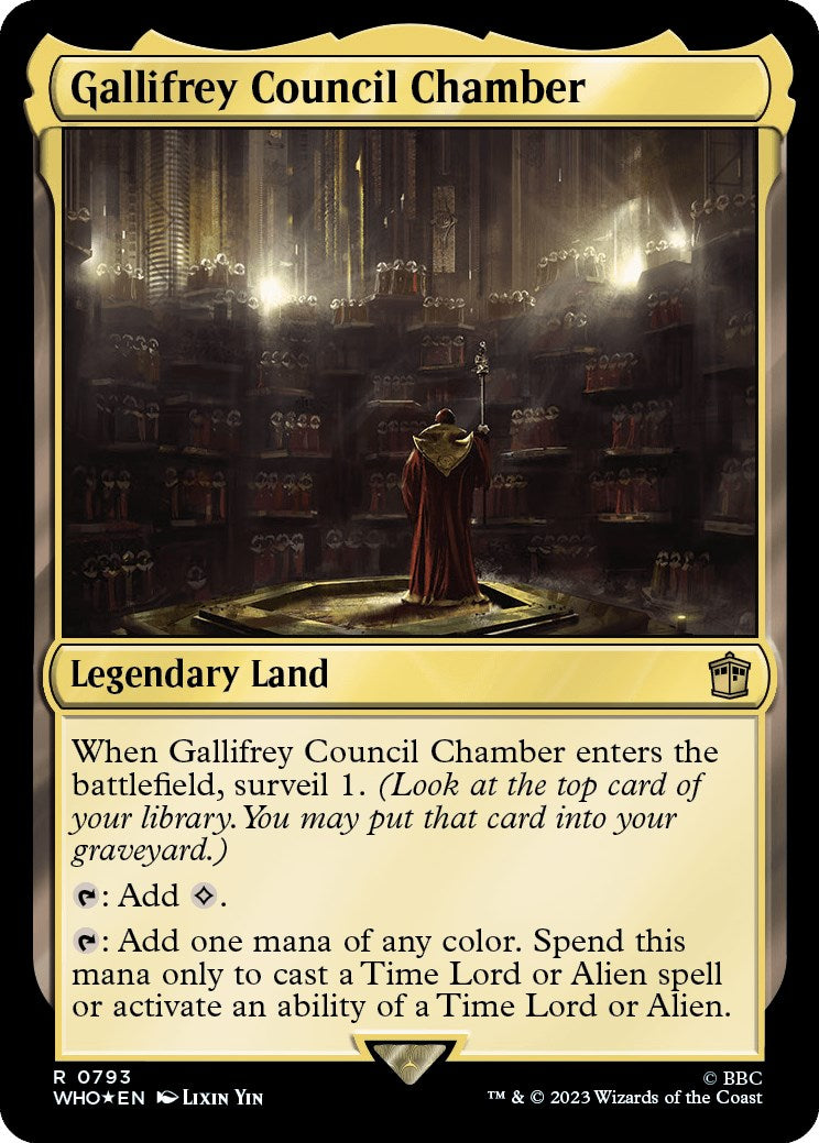 Gallifrey Council Chamber (Surge Foil) [Doctor Who] | Game Grid - Logan