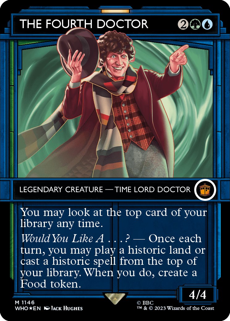 The Fourth Doctor (Showcase) (Surge Foil) [Doctor Who] | Game Grid - Logan