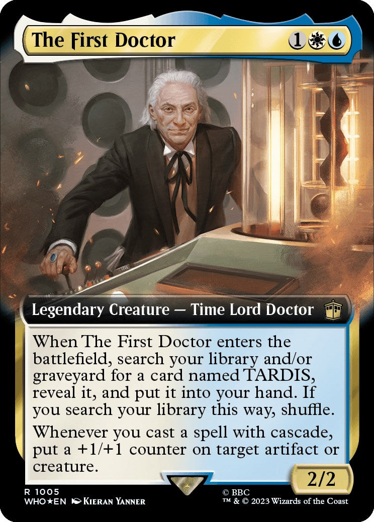 The First Doctor (Extended Art) (Surge Foil) [Doctor Who] | Game Grid - Logan