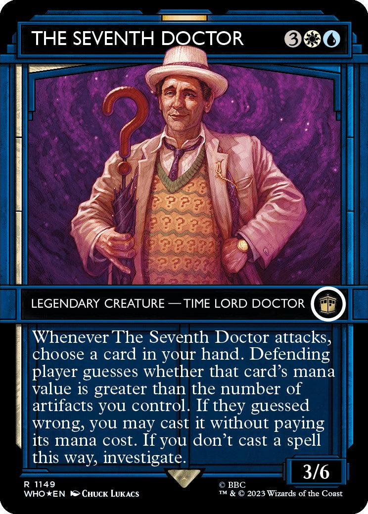 The Seventh Doctor (Showcase) (Surge Foil) [Doctor Who] | Game Grid - Logan