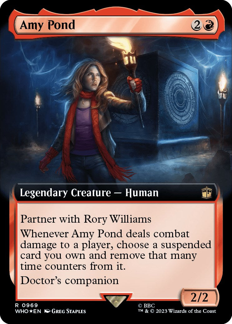 Amy Pond (Extended Art) (Surge Foil) [Doctor Who] | Game Grid - Logan