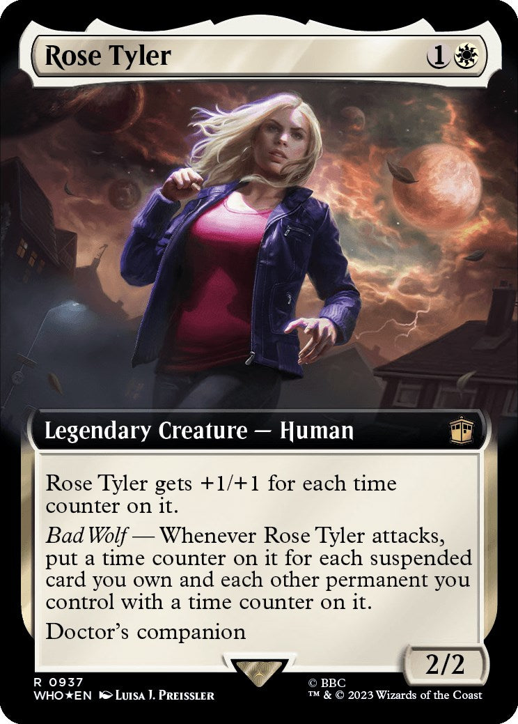 Rose Tyler (Extended Art) (Surge Foil) [Doctor Who] | Game Grid - Logan