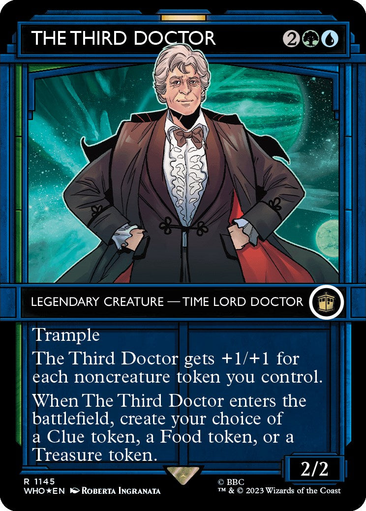 The Third Doctor (Showcase) (Surge Foil) [Doctor Who] | Game Grid - Logan