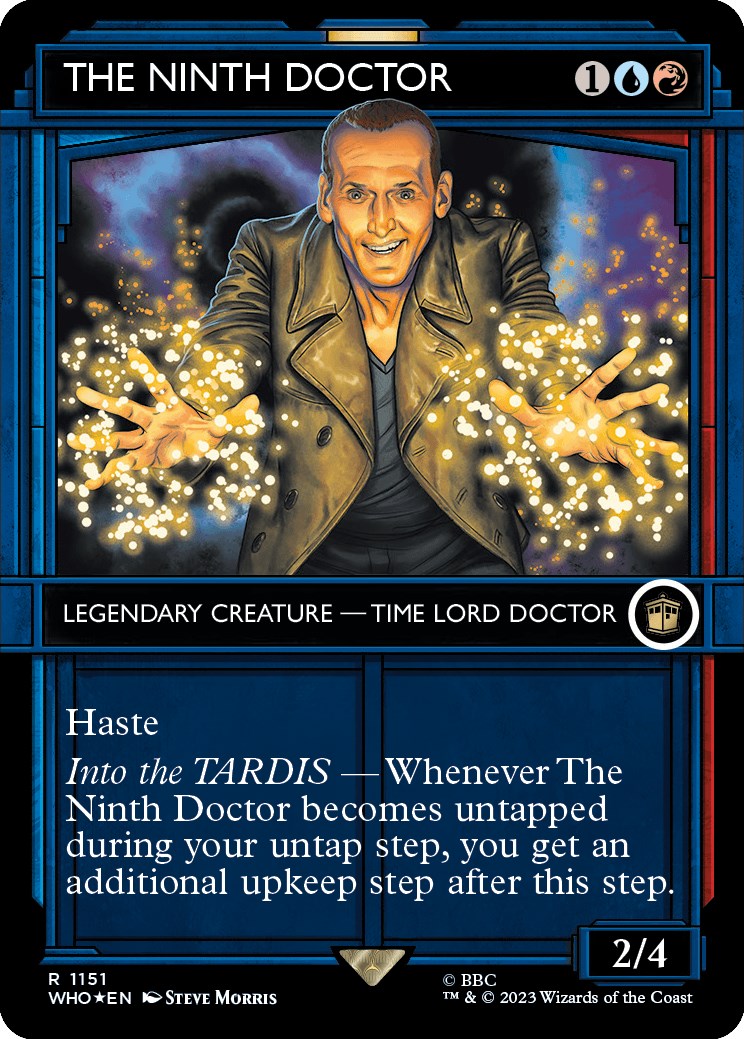 The Ninth Doctor (Showcase) (Surge Foil) [Doctor Who] | Game Grid - Logan