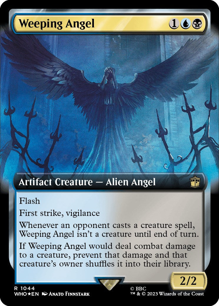 Weeping Angel (Extended Art) (Surge Foil) [Doctor Who] | Game Grid - Logan