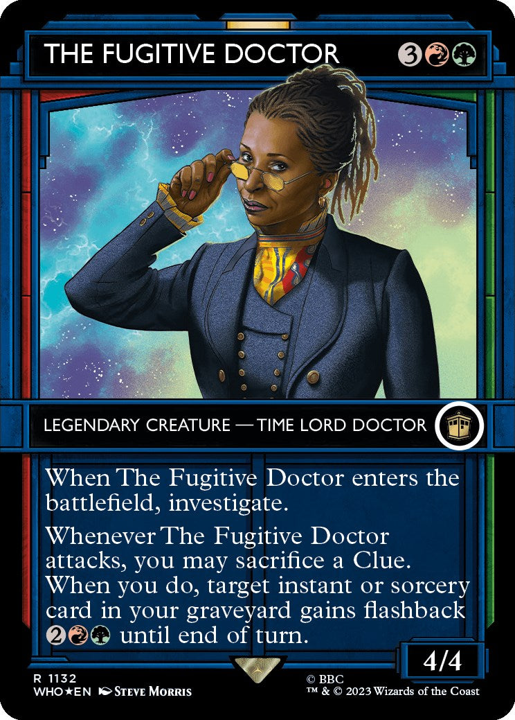 The Fugitive Doctor (Showcase) (Surge Foil) [Doctor Who] | Game Grid - Logan