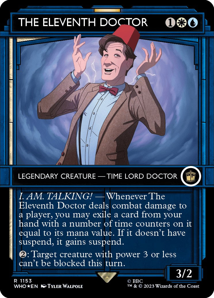 The Eleventh Doctor (Showcase) (Surge Foil) [Doctor Who] | Game Grid - Logan