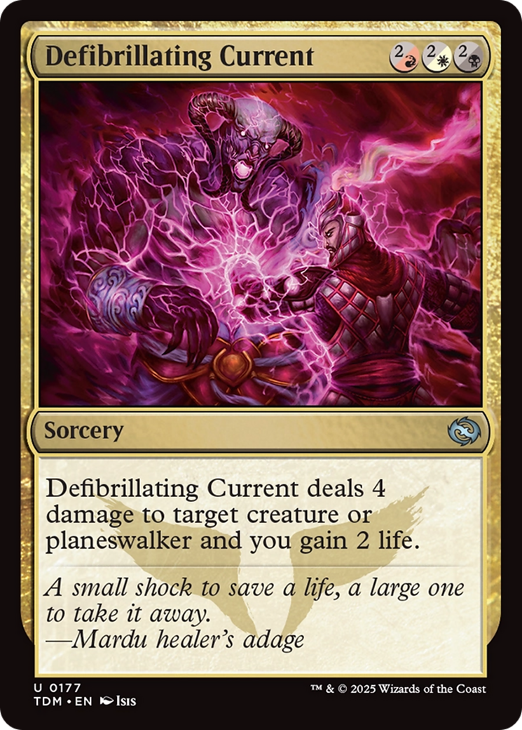 Defibrillating Current [Tarkir: Dragonstorm] | Game Grid - Logan