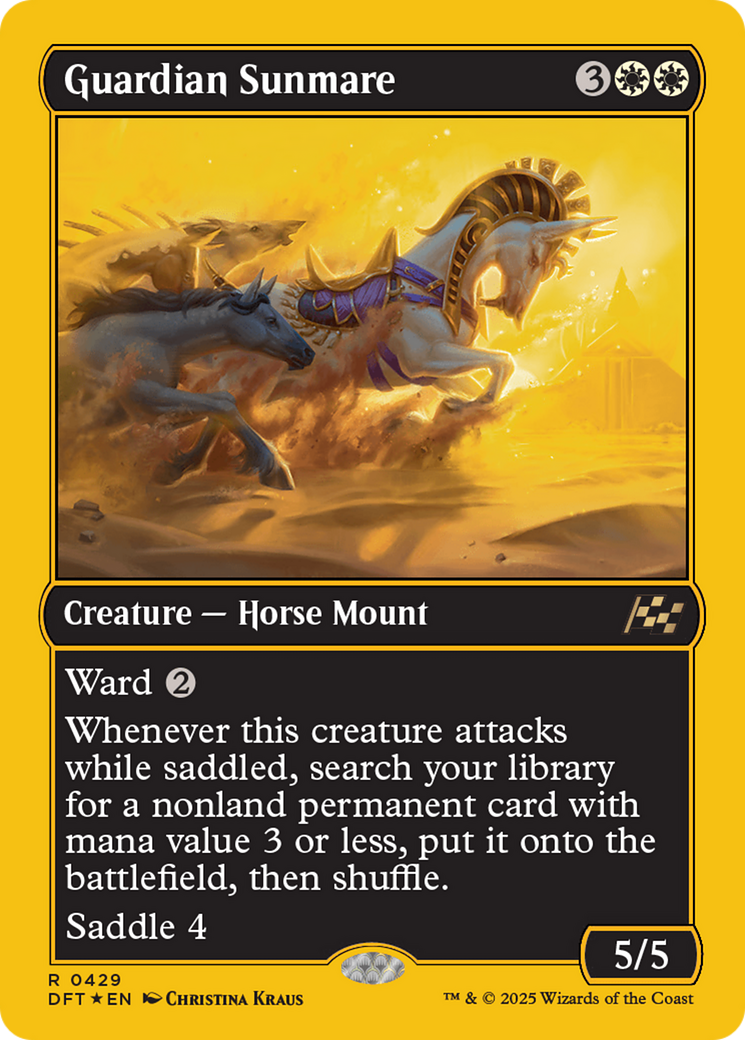 Guardian Sunmare (First-Place Foil) [Aetherdrift] | Game Grid - Logan