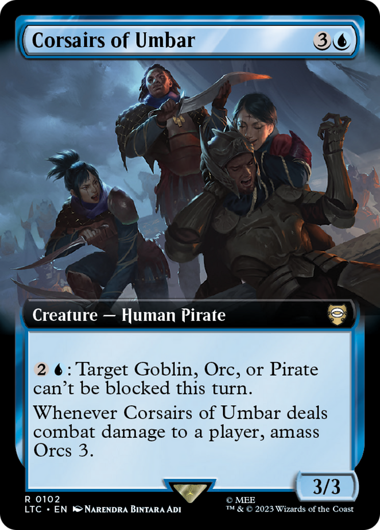Corsairs of Umbar (Extended Art) [The Lord of the Rings: Tales of Middle-Earth Commander] | Game Grid - Logan