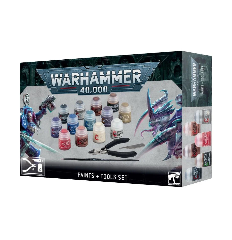 Paints & Tools Set (40k 10th Edition) | Game Grid - Logan