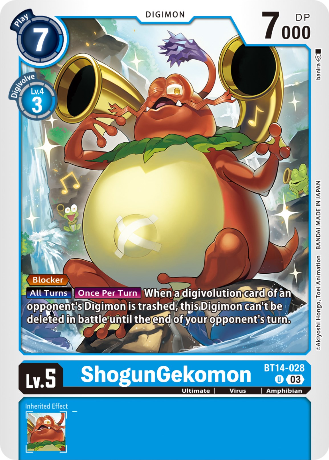 ShogunGekomon [BT14-028] [Blast Ace] | Game Grid - Logan