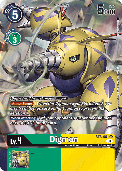 Digmon [BT8-051] (Alternate Art) [New Awakening] | Game Grid - Logan
