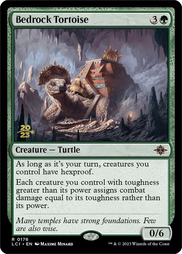 Bedrock Tortoise [The Lost Caverns of Ixalan Prerelease Cards] | Game Grid - Logan