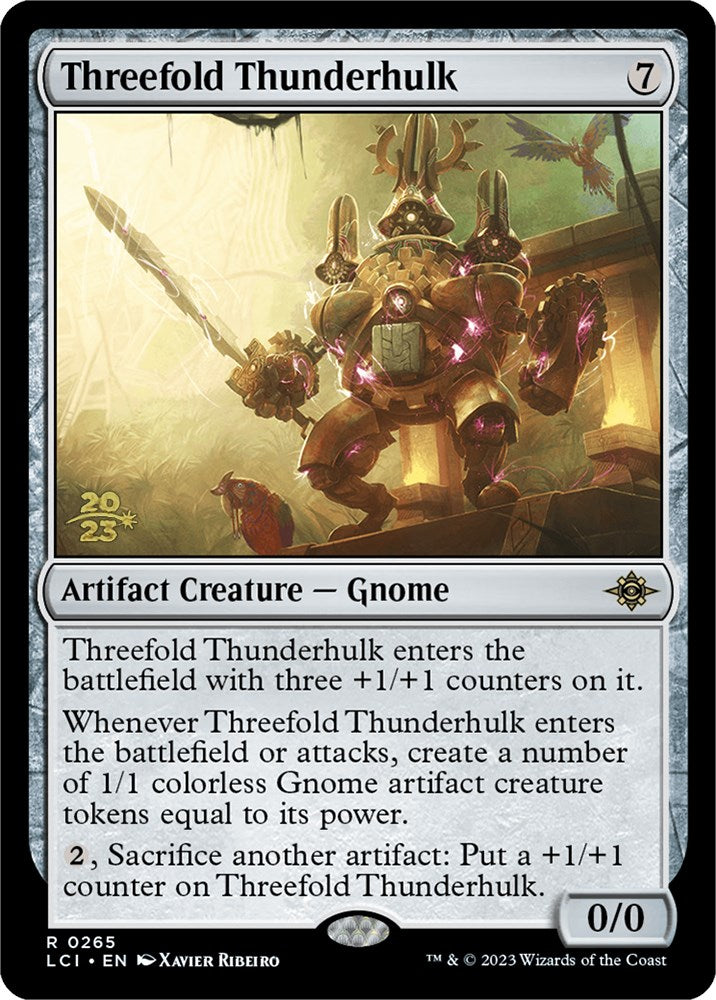 Threefold Thunderhulk [The Lost Caverns of Ixalan Prerelease Cards] | Game Grid - Logan