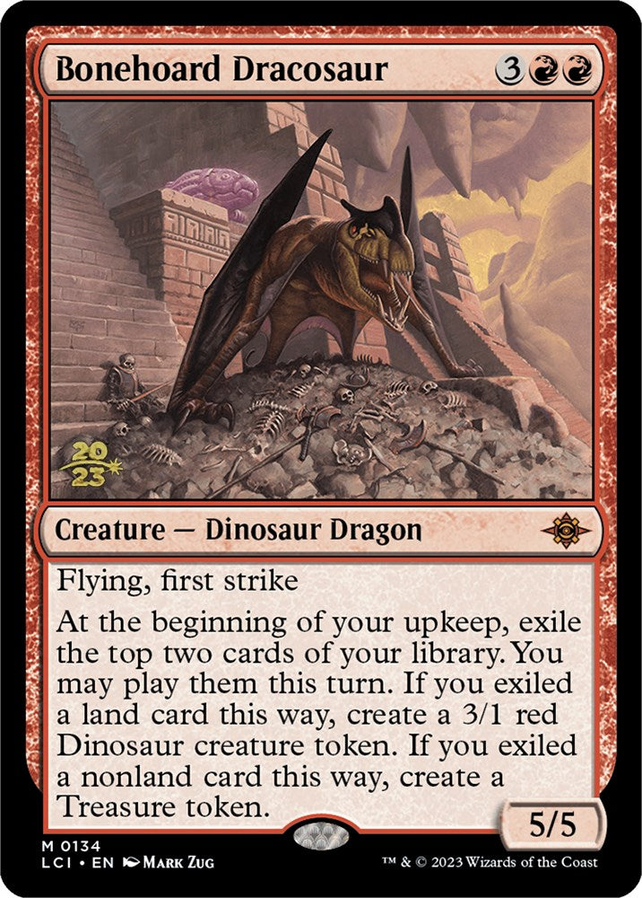 Bonehoard Dracosaur [The Lost Caverns of Ixalan Prerelease Cards] | Game Grid - Logan