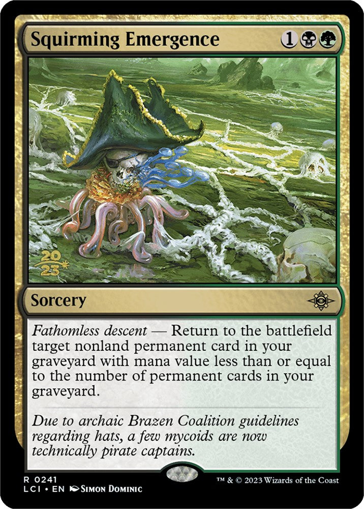 Squirming Emergence [The Lost Caverns of Ixalan Prerelease Cards] | Game Grid - Logan