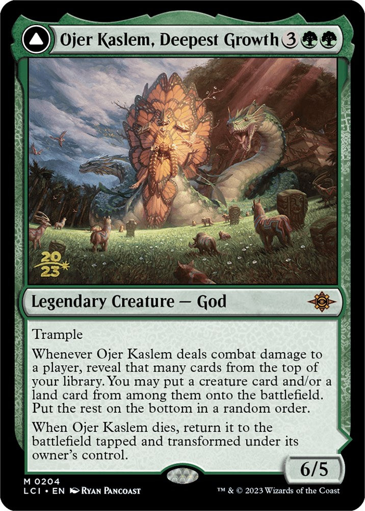 Ojer Kaslem, Deepest Growth // Temple of Cultivation [The Lost Caverns of Ixalan Prerelease Cards] | Game Grid - Logan