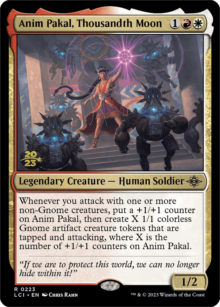 Anim Pakal, Thousandth Moon [The Lost Caverns of Ixalan Prerelease Cards] | Game Grid - Logan