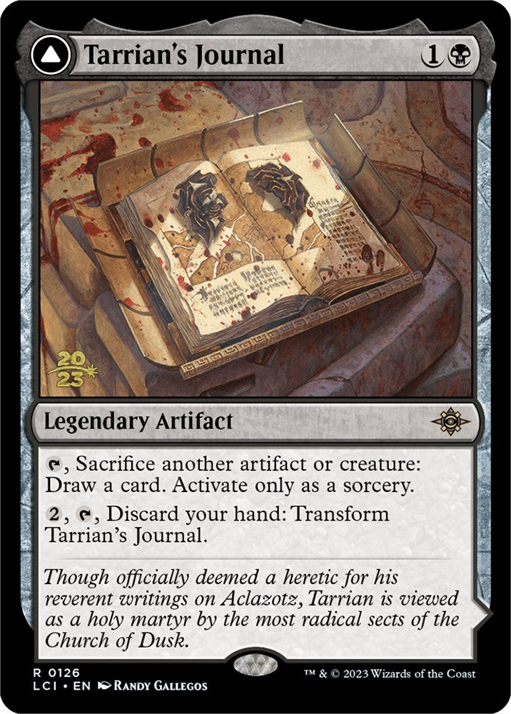 Tarrian's Journal // The Tomb of Aclazotz [The Lost Caverns of Ixalan Prerelease Cards] | Game Grid - Logan