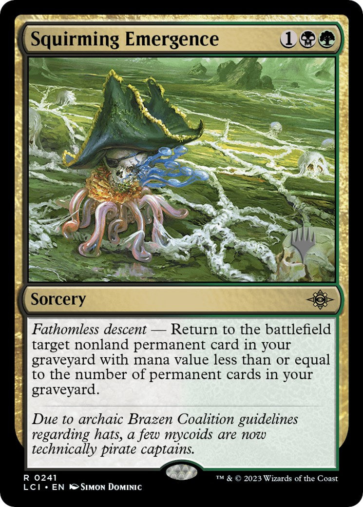 Squirming Emergence (Promo Pack) [The Lost Caverns of Ixalan Promos] | Game Grid - Logan