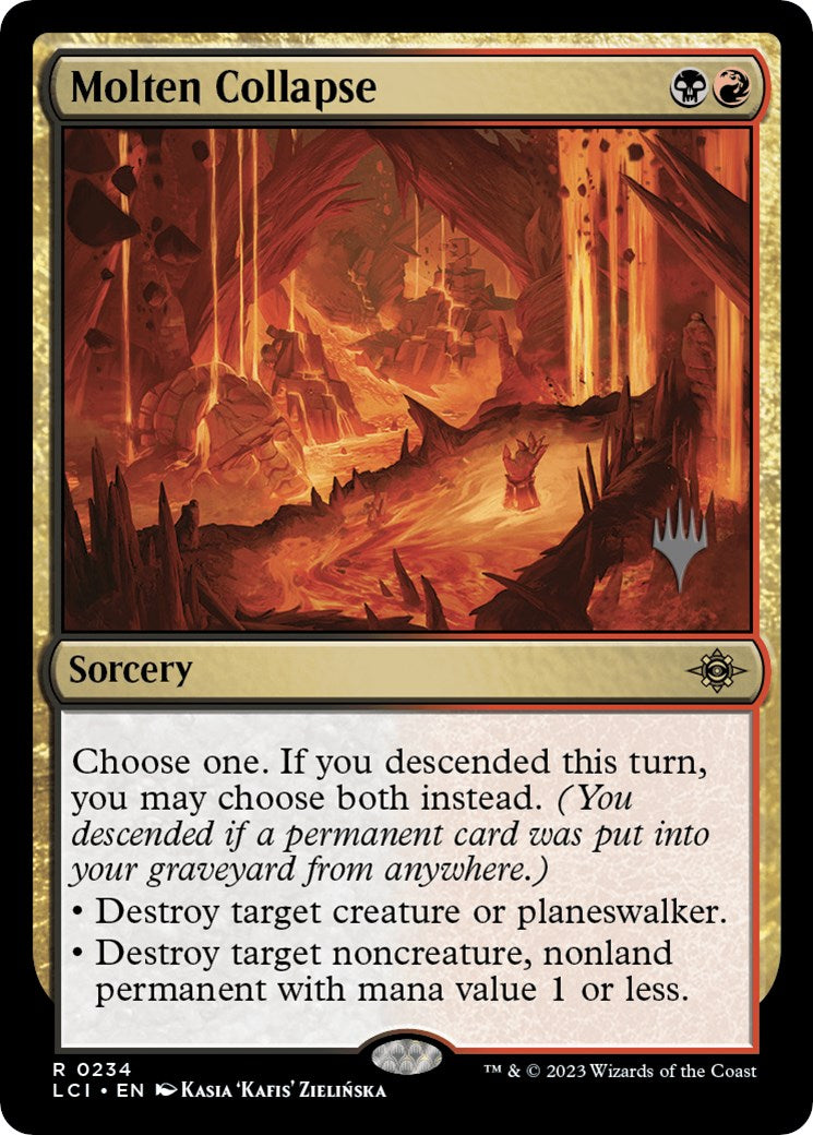 Molten Collapse (Promo Pack) [The Lost Caverns of Ixalan Promos] | Game Grid - Logan