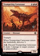 Trumpeting Carnosaur (Promo Pack) [The Lost Caverns of Ixalan Promos] | Game Grid - Logan