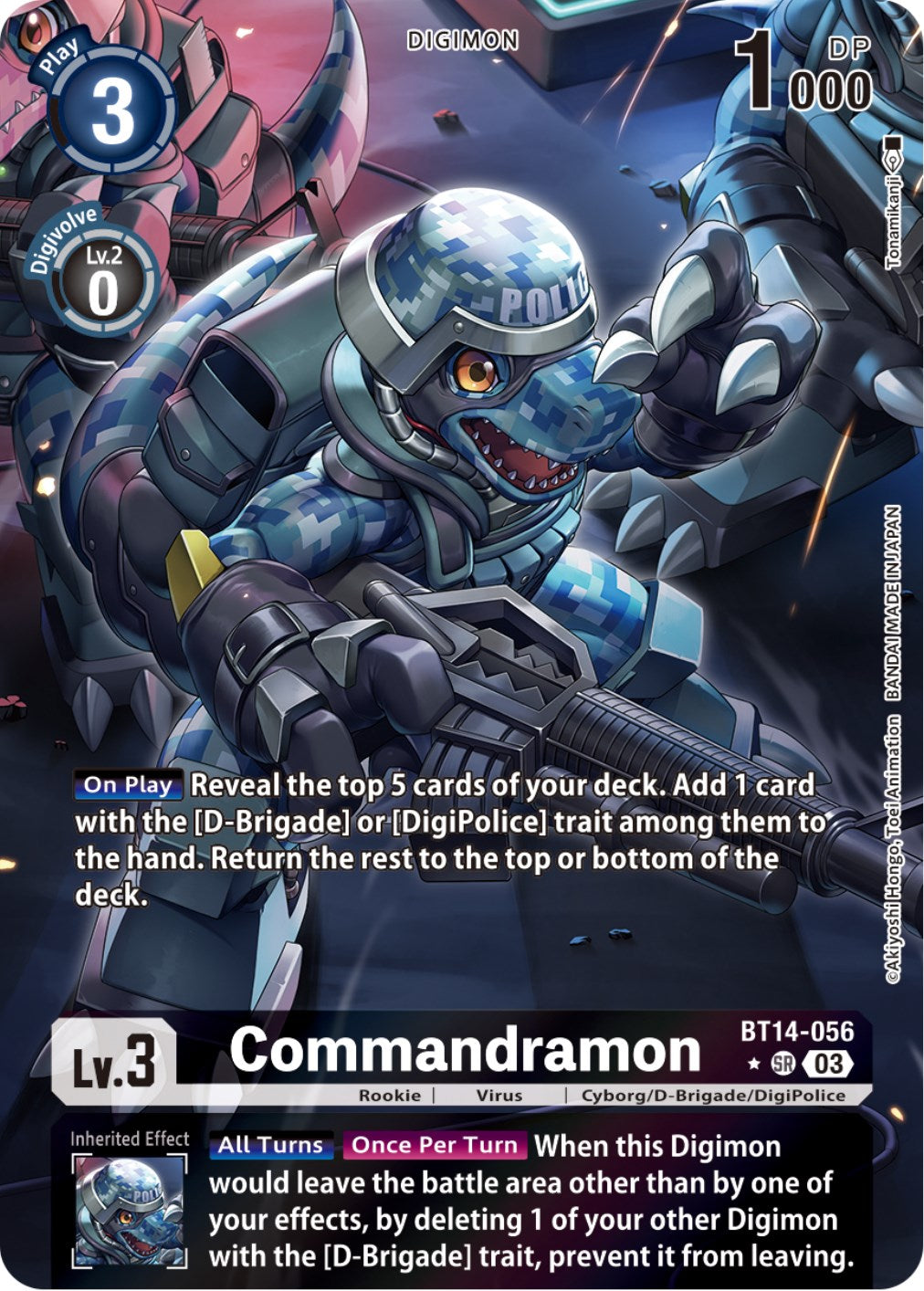 Commandramon [BT14-056] (Alternate Art) [Blast Ace] | Game Grid - Logan