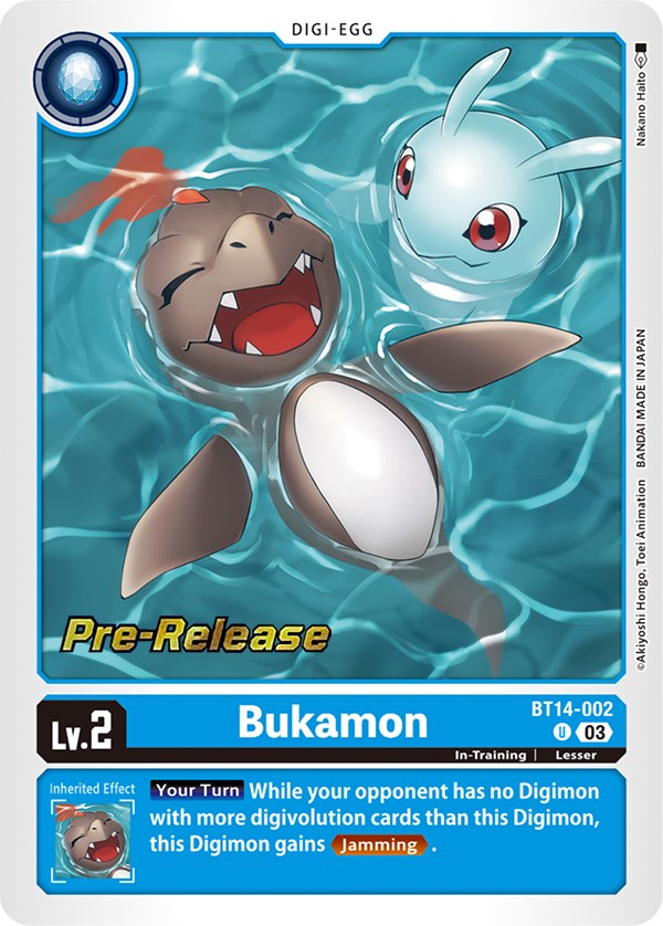 Bukamon [BT14-002] [Blast Ace Pre-Release Cards] | Game Grid - Logan