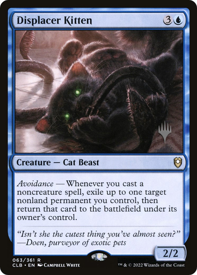 Displacer Kitten (Promo Pack) [The Lost Caverns of Ixalan Promos] | Game Grid - Logan