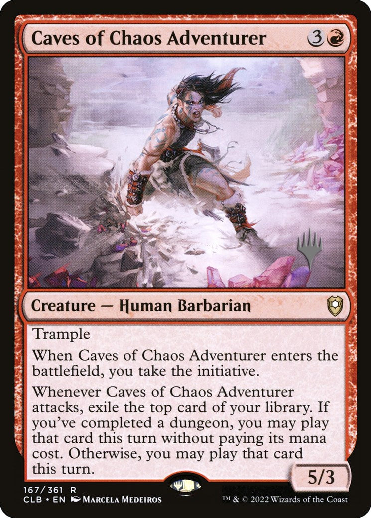 Caves of Chaos Adventurer (Promo Pack) [The Lost Caverns of Ixalan Promos] | Game Grid - Logan