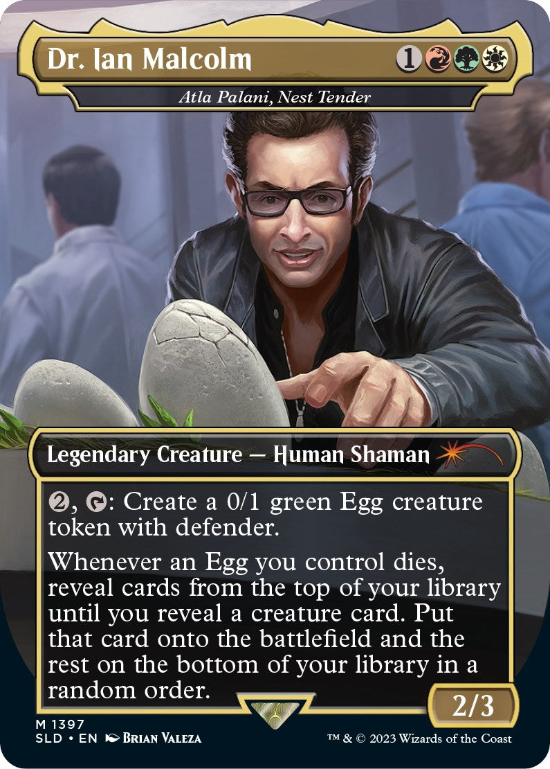 Dr. Ian Malcolm - Atla Palani, Nest Tender [Secret Lair Drop Series] | Game Grid - Logan