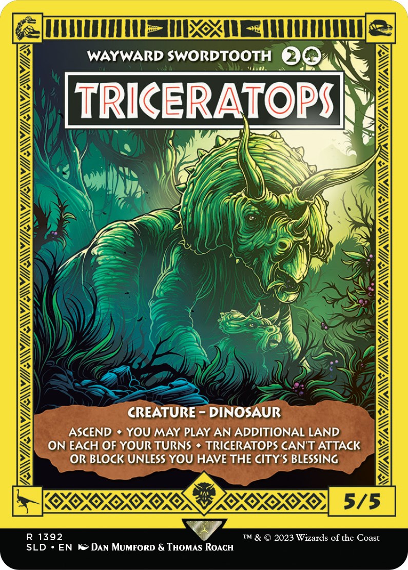 Triceratops - Wayward Swordtooth [Secret Lair Drop Series] | Game Grid - Logan