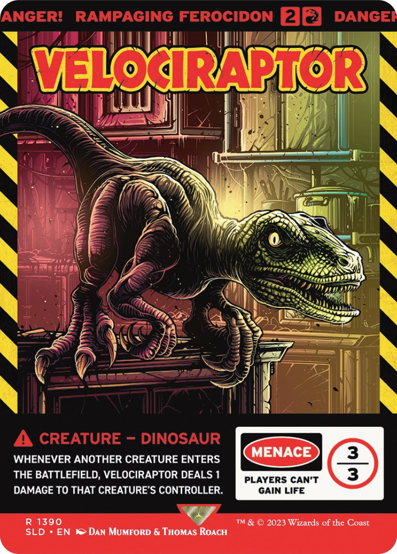 Velociraptor - Rampaging Ferocidon [Secret Lair Drop Series] | Game Grid - Logan