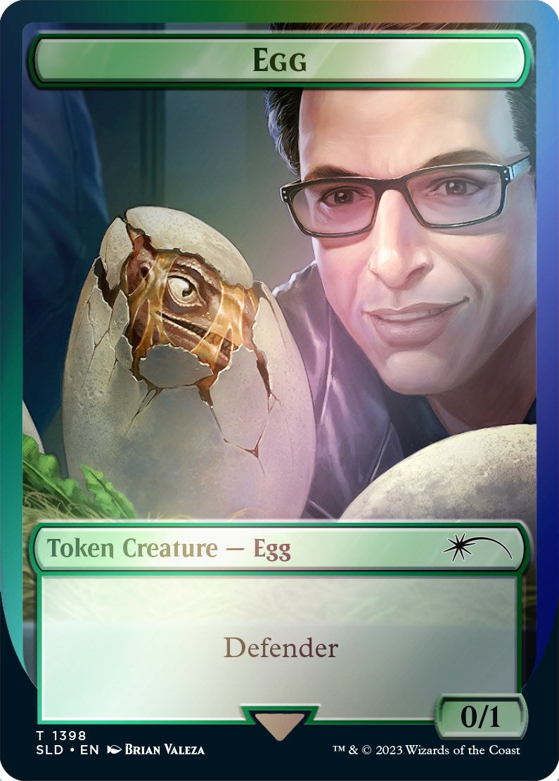 Egg Token (Rainbow Foil) [Secret Lair Drop Series] | Game Grid - Logan